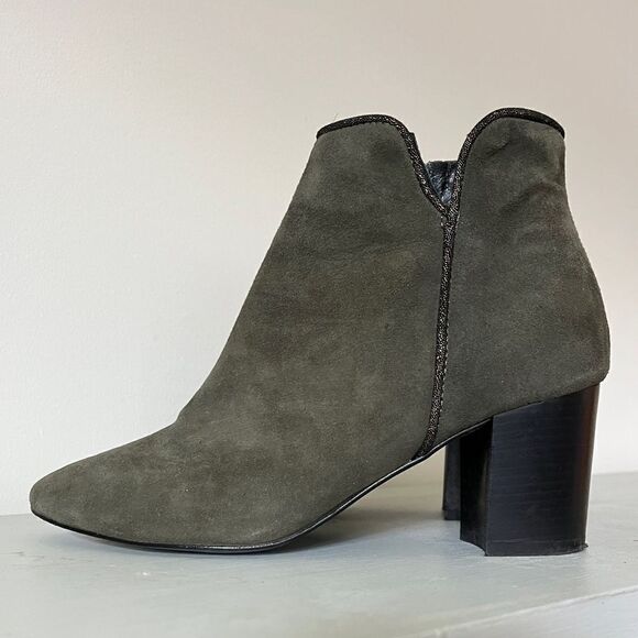 Minelli Belma KAKI Green Bootie | Size 37 - Picture 2 of 10
